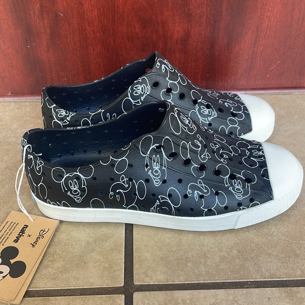 Disney Black and White Mickey Print Shoes - Picture 2 of 6
